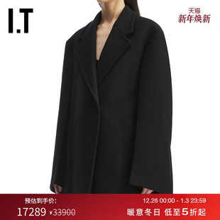 夹克新款 廓形毛呢西装 SANDER女装 时髦气场呢子外套193J40 JIL