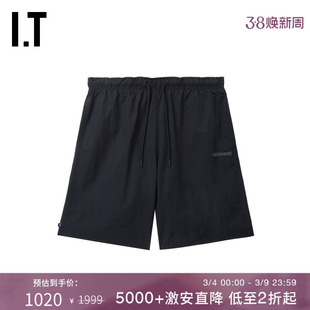 IT DESCENDANT男装多色休闲短裤新款活力动感宽松直筒裤SPTM08MM