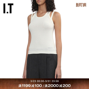 时髦大方修身 多肩带背心新款 LANG女装 罗纹内搭504C01XQ HELMUT