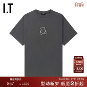 小熊缀饰半袖 780UCHXN T恤新款 简约时尚 We11Done女装 宽松短袖