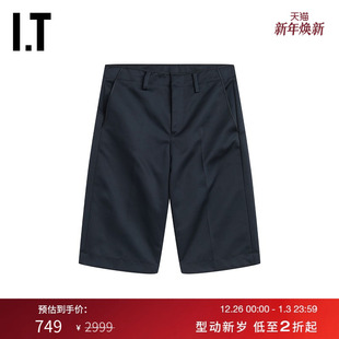 新品 休闲短裤 日常通勤纯色直筒裤 五分裤 11579AI 中裤 N°21女装