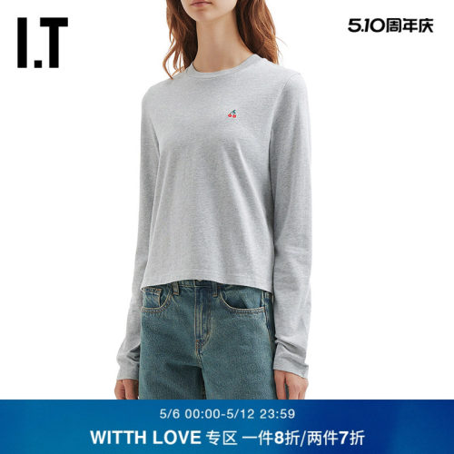 ITWITTHLOVE圆领长袖T恤