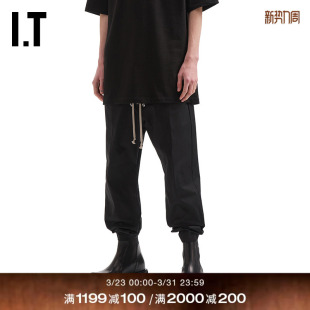 Rick 随性街潮宽松长裤 Owens男装 新款 2361TEMQ 落裆休闲裤