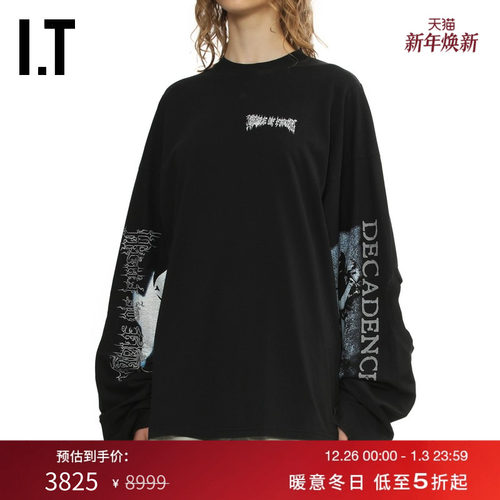 ITVETEMENTS廓形长袖T恤