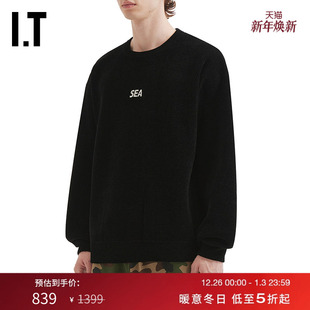 WIND 基础简约款 AND 圆领针织上衣新款 薄毛衣Q3KN02MP SEA男装