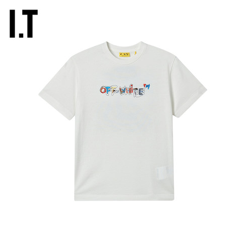 OFF-WHITE™印花短袖T恤