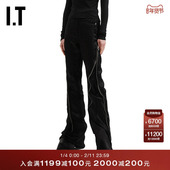 Rick 新款 Owens女装 马蹄裤 长裤 时髦摩登饰拉链休闲裤 6360N00Q