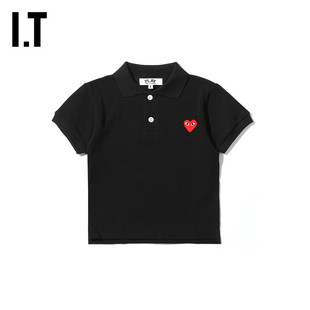 COMME CDG 爱心款 polo衫 des PLAY GARCONS川久保玲2024冬童装