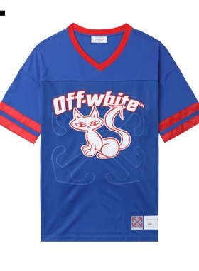 IT OFF-WHITE c/o VIRGIL ABLOH™男装网眼镂空短袖T恤F24M70MN