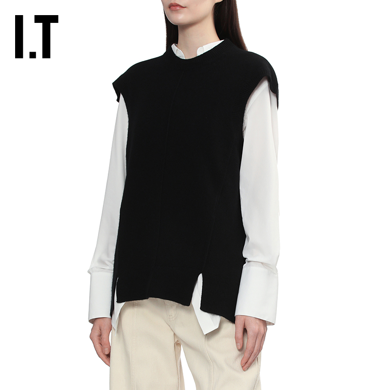 ITHELMUTLANG圆领针织背心