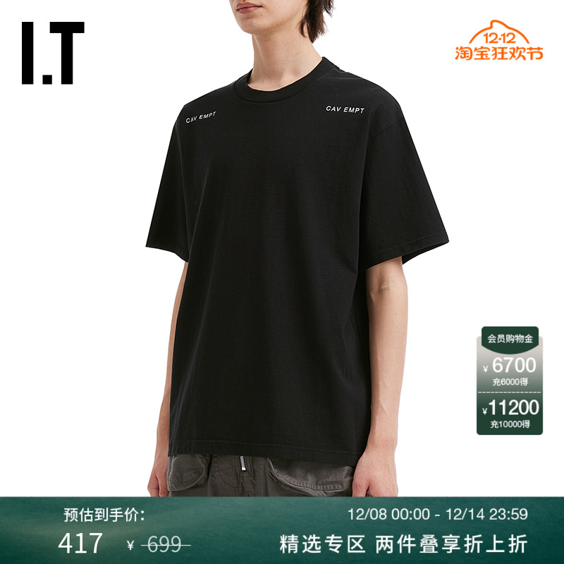 ITC.E宽松短袖T恤潮流酷感