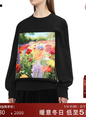 IT CDG COMME DES GARCONS COMME DES GARCONS女宽松圆领长袖上衣