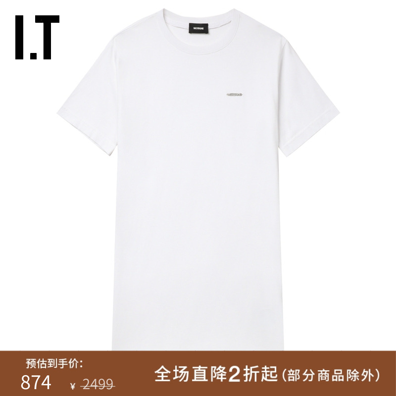 ITWe11Done圆领短袖连衣裙