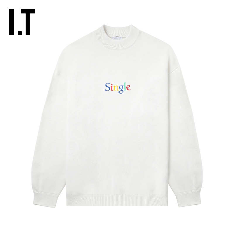 ITVETEMENTS宽松圆领针织上衣