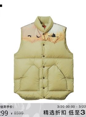 IT NEEDLES男装两面穿羽绒马甲新款时尚质感羽绒背心外搭RW4315MP