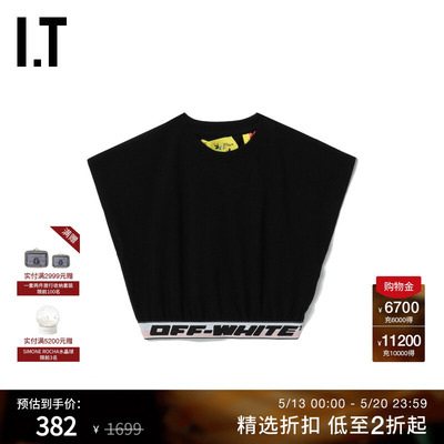 ITOFF-WHITE™圆领飞袖T恤上衣