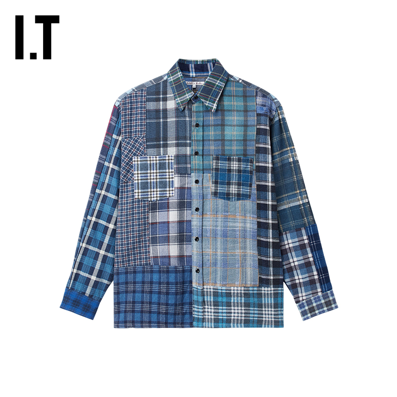 ITNEEDLES格纹衬衫日潮文艺