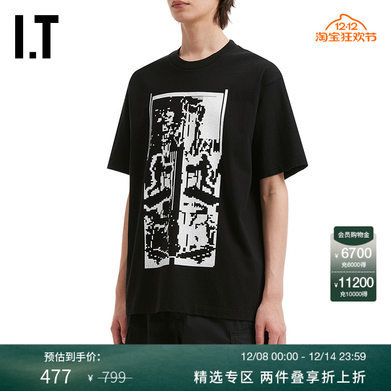 ITC.E宽松短袖T恤潮流酷感