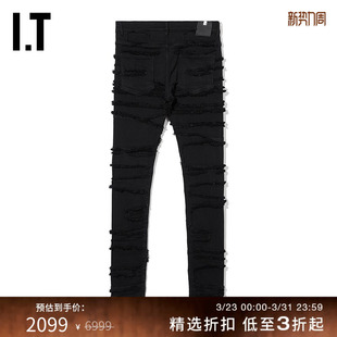 9SM男装 ALYX 紧身牛仔裤 新品 3551AN 潮酷有型饰毛边铅笔裤 1017