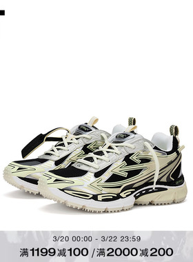OFF-WHITE™男款新款系带运动鞋动感潮酷拼色拼接休闲鞋A29310M