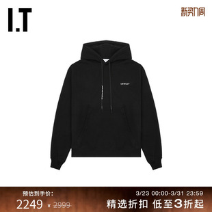 宽松连帽卫衣连帽衫 新款 WHITE™情侣装 OFF