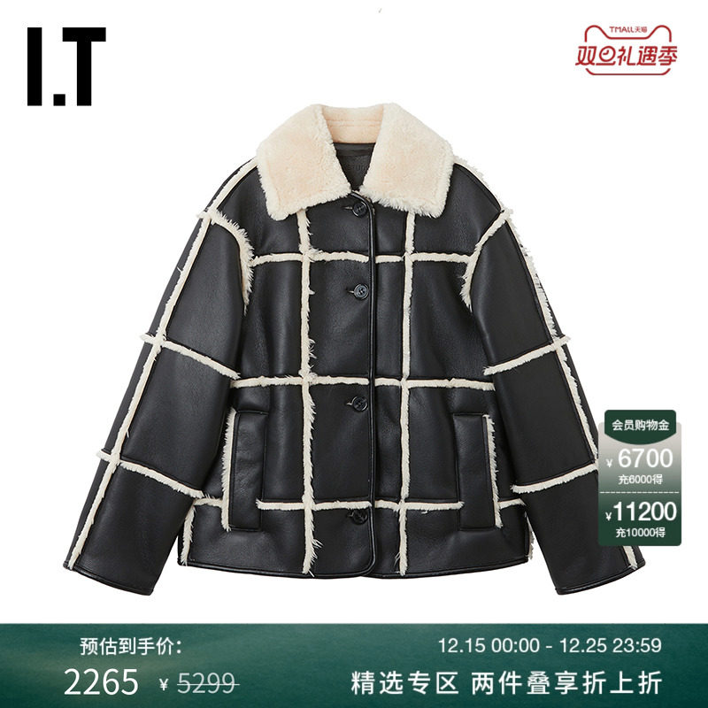 ITSTANDSTUDIO仿皮毛一体夹克