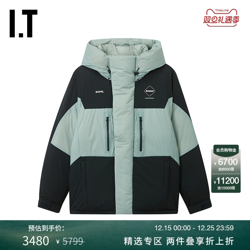 ITF.C.REALBRISTOL连帽羽绒服