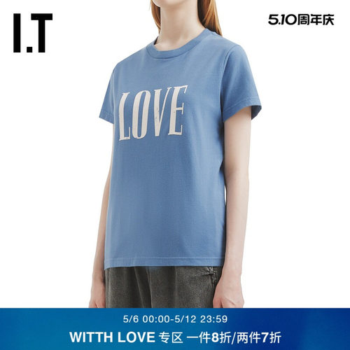 ITWITTHLOVE多色短袖T恤
