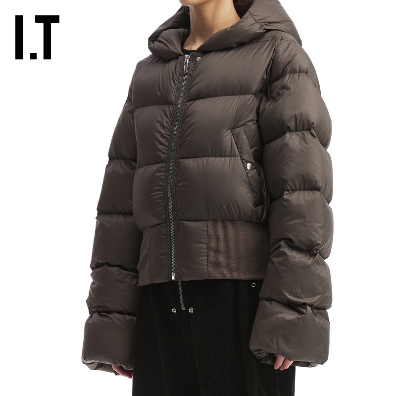 ITRickOwens廓形连帽羽绒服