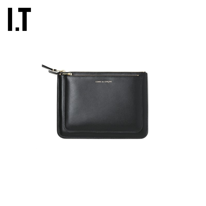 IT CDG COMME des GARÇONS Wallet女款拉链手拿包复古时髦钱包