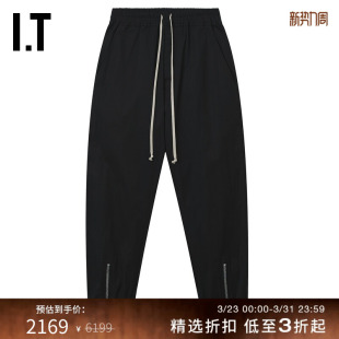 落裆休闲裤 Owens男装 新款 酷感街头风拉链裤 1331 脚锥形裤 Rick