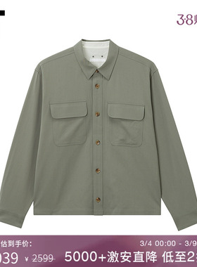 IT SOPH. SOPHNET.男装纯色长袖衬衫新款酷感有型工装上衣252027M