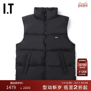 IT DESCENDANT男装立领拉链背心新款时尚潮流绗缝马甲外搭JKM02MN