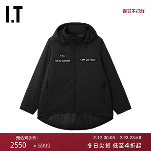 IT COMFY OUTDOOR GARMENT男装连帽拉链夹克新款棉服外套2J06WTMP