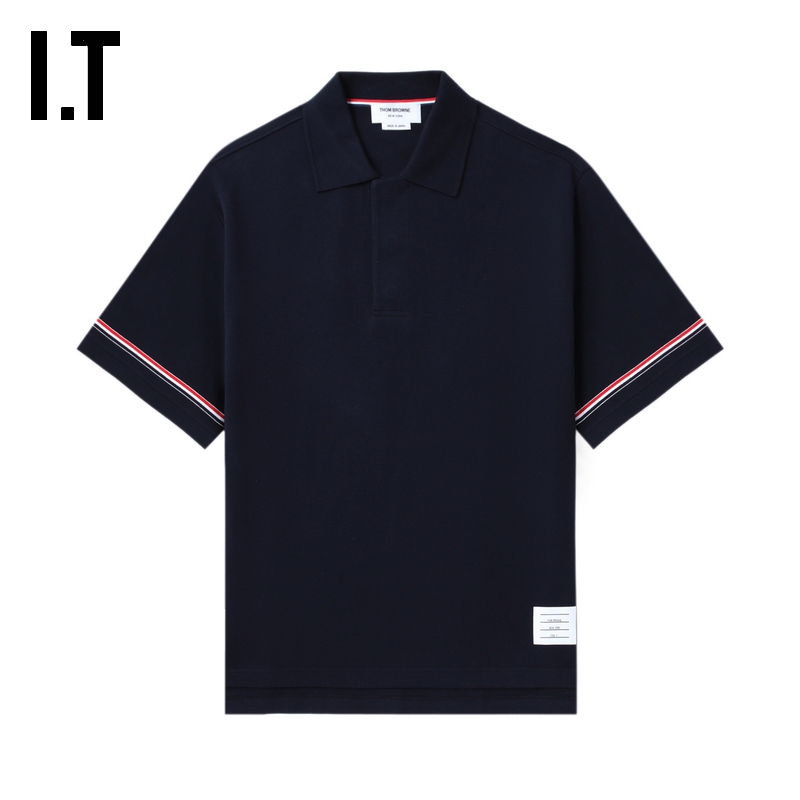 ITTHOMBROWNE宽松短袖polo衫