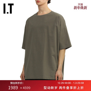 GOD男装 宽松短袖 T恤新款 610CTEMP 简约随性纯色半袖 FEAR