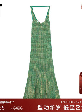 IT 3.1 Phillip Lim女装挂脖连衣裙性感时髦混色编织中长裙22798X