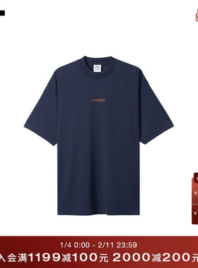 IT VETEMENTS女装宽松短袖T恤新款简约休闲字母装饰半袖TR214NXQ