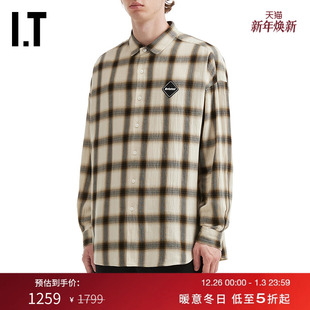 F.C.REAL 时尚 BRISTOL男装 新款 型男格子上衣252090MP 格纹衬衫