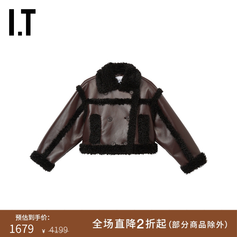 ITSTANDSTUDIO仿皮毛一体夹克