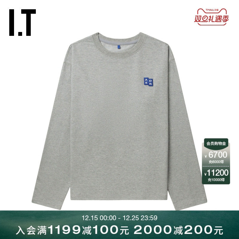 ITADERerror合身长袖T恤