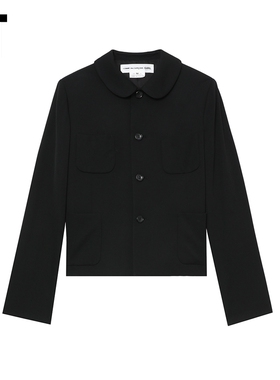 IT CDG COMME des GARÇONS GIRL女装纯色翻领夹克外套气质大方