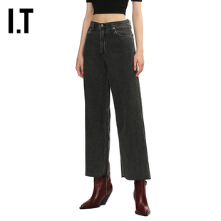 IT rag & bone女装露踝牛仔裤新款简约时尚宽松直筒裤RJ2825XP