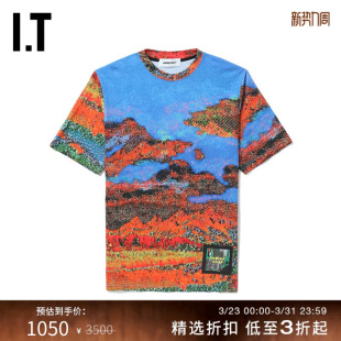 T恤新品 短袖 WKSP系列抽象艺术感图案印花WAA025XI AMBUSH女装