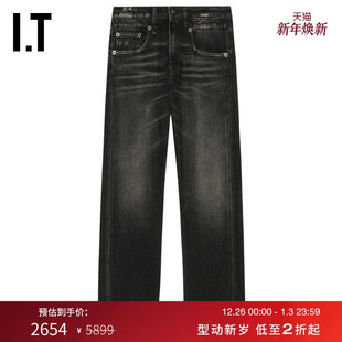 R13女装 街头感水洗磨白铅笔裤 合身牛仔九分裤 时尚 W00911AN 新款