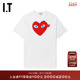 CDG GARCONS川久保玲情侣爱心logo装 PLAY COMME des 饰短袖 T恤