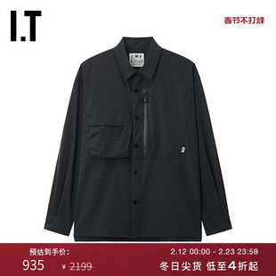 IT COMFY OUTDOOR GARMENT男装长袖衬衫新款休闲户外风上衣S01CMP