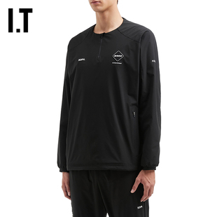 IT F.C.REAL BRISTOL男装半拉链长袖上衣新款户外运动风圆领上衣