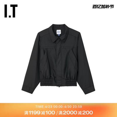 ITADERerror翻领拉链夹克