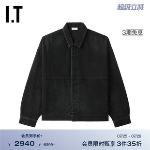 GOD男裝 翻領牛仔夾克新款 FEAR 帥氣潮酷水洗外套318DNMMO